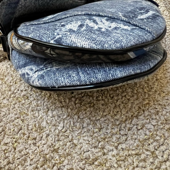 Dior Printed Denim Saddle Bag - Picture 12 of 12